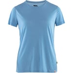 Fjallraven High Coast Lite T-Shirt W Tricot Femme, Bleu (River Blue), M