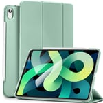 Sripns Trifold Smart Case Fit iPad Air 4 2020 10.9 inch - [Compatible with Pencil] Slim Smart Shell Stand Cover with Translucent Frosted Back Protector Auto Wake/Sleep - Mint Green
