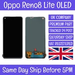Oppo Reno8 Lite CPH2343 OLED LCD Screen Display Touch Digitizer Replacement