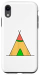Coque pour iPhone XR Teepee Tent Camp Camping Cadeau Mignon Amérindien