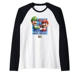 The Super Mario Bros. Movie We're The Mario Brothers Poster Raglan Baseball Tee