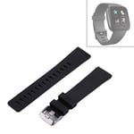Fitbit Versa / Versa 2 klockarmband i silikon - Svart