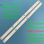 Bande LED tv Samsung 49 '', TVBN96-39671A BN96-39672A BN96-39880A BN96-39882A, pour appareil photo 2 set Nipseyteko