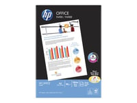 HP Office Paper - Papier ordinaire - A4 (210 x 297 mm) - 80 g/m? - 500 feuille(s) - pour LaserJet Pro M102, M26; Officejet 6000 E609, 7500; PageWide MFP 377; PageWide Pro 452