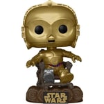 Funko Pop! Vinilinė Figūrėlė: Star Wars: Return Of The Jedi - C3p0 In Chair, 11 Cm