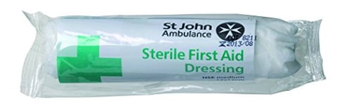 St John Ambulance 12x12cm Medium HSE Dressing