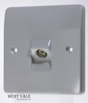 MK Logic Plus - K3520 WHI - 1g Single Non-Isolated TV/FM Co-axial Outlet Socket
