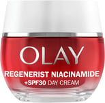Olay Regenerist Niacinamide Day Cream Face Moisturiser SPF 30, Skincare with Nia