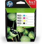 HP 903XL ink cartridge 4 pc(s) Original High (XL) Yield Black, Cyan, Magenta, Yellow