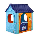 FEBER - Bluey Fantasy House, Maison de Jeux avec Porte Pliante, pour Jouer à l'extérieur ou à la Maison, Résistante et Facile à Monter, pour Enfants de 2 à 6 Ans, Famosa (FEU11000)