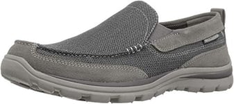 Skechers Men's Segment Milford Loafer, Gray Grau Ccgy, 7 UK X-Wide