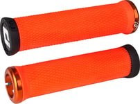 ODI Elite Motion Lock-On Grips Orange with orange Clamps