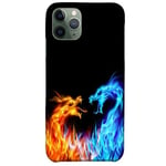 Apple Iphone 11 Pro Max Glansigt Mobilskal Fire Dragon Mix