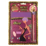 Purple Razzle Dazzle Lockable Secret Notebook + Pencil Girls Fun Diary