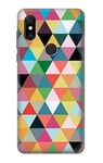 Triangles Vibrant Colors Case Cover For Xiaomi Mi Mix 3