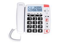 Swissvoice Xtra 1150 - Téléphone filaire - système de répondeur avec ID d'appelant - blanc