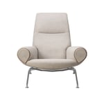Fredericia Furniture - Wegner Queen Chair Chrome / Clay 12 - Fåtöljer