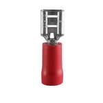 Nelco Flatstiftshylsa Röd 0.5-1.5 mm², 4.8x0.5 mm