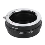Yunir 2.6 * 2.6 * 1.4 Inch Manual Exposure Focus Lens Adapter Ring Durable Photography Accessories for Sony AF Lens to for Sony Mirrorless Camera