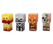 Minecraft Mini Mob Figure Mood Lights Skeleton, Blaze, Piglin, Zombified