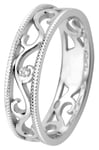 Kohinoor 033-252V-02 Diamantring vitguld Laurel 18½