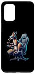 Galaxy S20+ Kangaroo Popcorn Animal Gaming Controller Headset Gamer Case