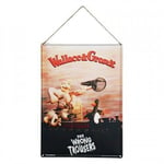 Primus Novelty Metal Plaque/Sign Wallace & Gromit - The Wrong Trousers 25 x 35cm