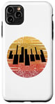Coque pour iPhone 11 Pro Max Clavier de piano rétro pour les pianistes classiques