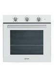 Indesit Aria Ifw6230Whuk Built-In 60Cm Width, Electric Single Oven - White - Oven Only