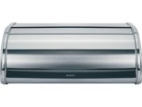Brabantia Matt Steel Roll Top Bread Bin, Rektangulär, Rostfritt Stål, 479 Mm, 276 Mm, 189 Mm, 1 Styck