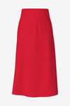 pieces - Kjol pcFranan HW Midi Skirt Noos - Röd