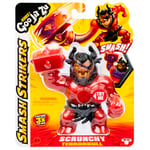 BANDAI CO42796 Heroes de Goo JIT Zu Figurine d'action Découvrez Les Nouveaux Smash Strikers Figurine Terreur Bull, éponge et étire, Multicolore
