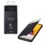 Official Samsung Galaxy A72 Smart S View Wallet Case Black EF-EA725PBEGEE