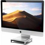 Satechi USB-C HUB - aluminium monitorställ för iMac-dator, silver