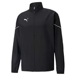 PUMA Men's teamRISE Sideline Jacket Woven Black White, XXL