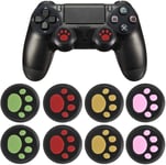 Gothicana By Emp8 Pièces Joystick En Silicone, Griffes Chat Capuchon De Joystick, Contrôleur Analogique En Silicone, Housse De Joystick En Silicone Souple, Pour Manette De Jeu Ps4 Ps3 Ps2 Xbox One /