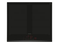 Siemens Iq700 Ex651hxc1e - Induktionshäll - 4 Kokplattor - Fördjupning - Bredd: 56 Cm - Djup: 49 Cm - Fasett - Svart