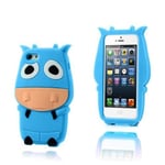 Apple Cute Cow (blå) Iphone 5/5s Skal