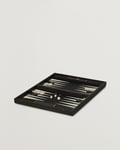 Manopoulos Classic Leatherette Backgammon Set Black