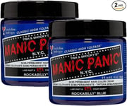 Manic Panic Rockabilly Blue Classic Creme Vegan Semi Permanent Hair Dye 2x 118ml