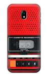 Red Cassette Recorder Graphic Case Cover For Samsung Galaxy J3 (2017) EU Version