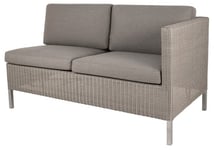 Cane-Line - Connect Dining 2-sits soffa Vänster