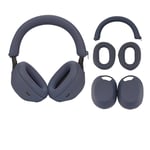 Öronkuddar, pannband och öronkuddar till SONY WH-1000XM 5 Mörkblå
