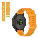 Garmin Venu 2 / Vivoactive 4 simple solid color watch band - Yellow Gul