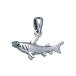 Dive Silver Small Hammerhead Shark Pendant Örhänge