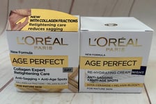 L'Oreal Paris Age Perfect Day Cream + Night cream for Mature Skin 50ml each
