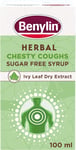 BENYLIN® Herbal Chesty Coughs Sugar Free Syrup.100 ml, Non-Drowsy Herbal Cough
