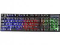Marvo Marvo K605 keyboard, CZ/SK keyboard, for gaming, membrane type wired (USB), black, backlit