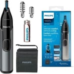 Philips Nose Hair Trimmer, Series 3000 Nose, Ear And Eyebrow Trimmer Showerproof
