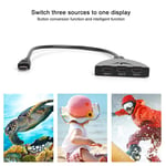 Lecxin Portable Splitter, Switcher, Adapter, HDMI Projector for Monitor(black)